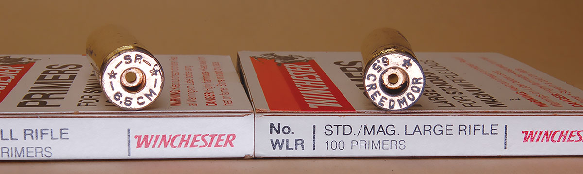 Starline makes 6.5 Creedmoor cases pocketed for both small (left) and large (right) rifle primers.